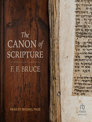 cover image of The Canon of Scripture